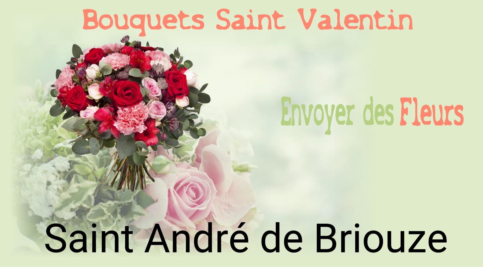 Roses de Saint-Valentin livrées à Saint-André-de-Briouze